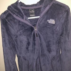 North face fuzzy jacket